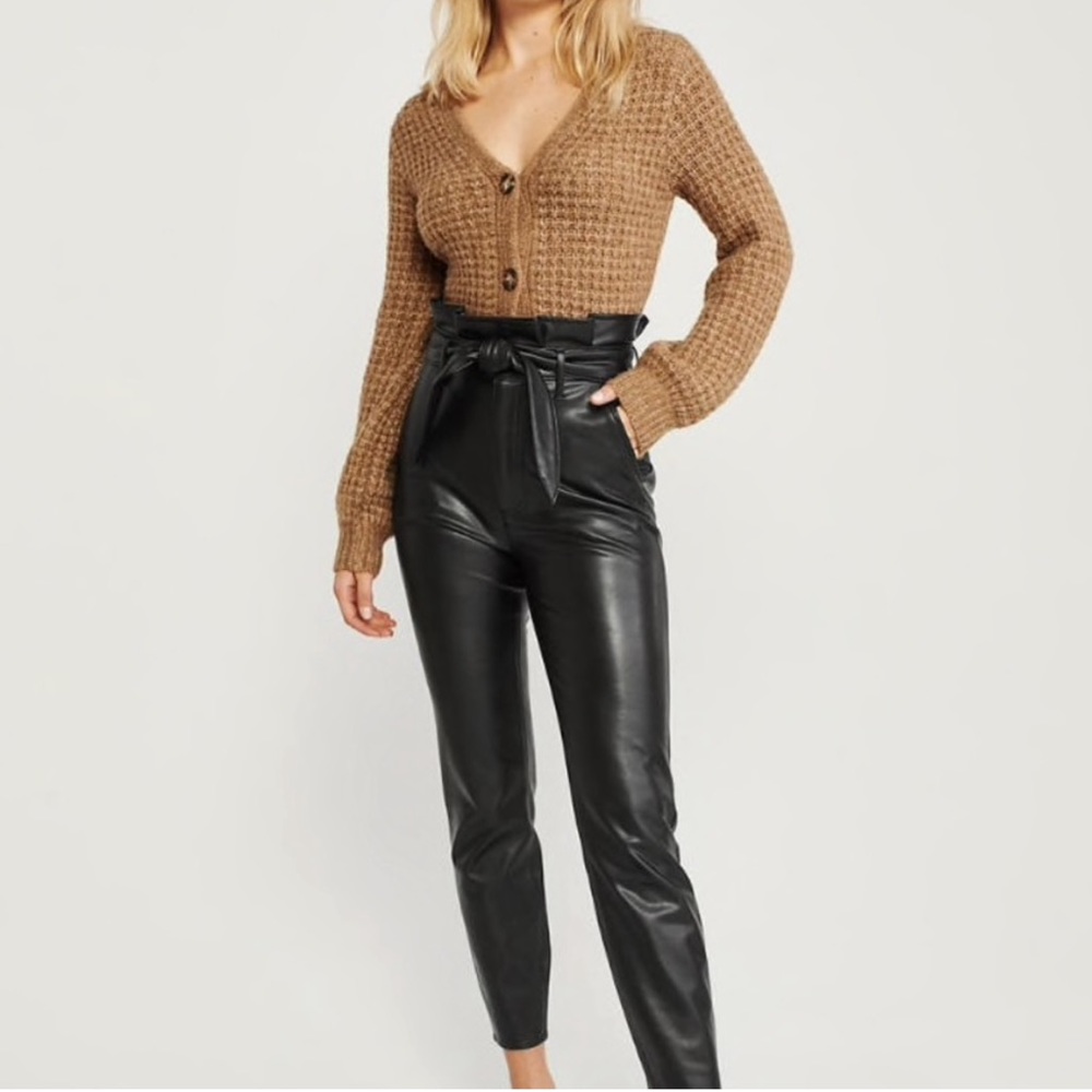 Abercrombie & Fitch Faux Leather Pants